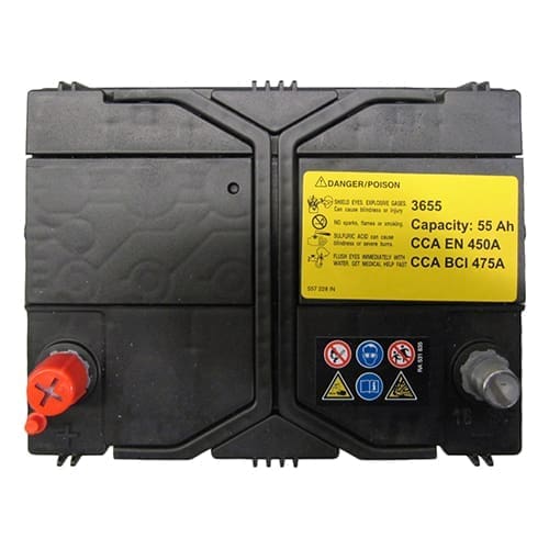START BATTERY WET 55Ah