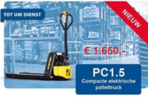 Hyster PC1.5 aan 1650 euro