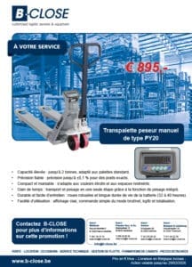 5_Transpalette peseur manuel de type PY20 _ Pramac